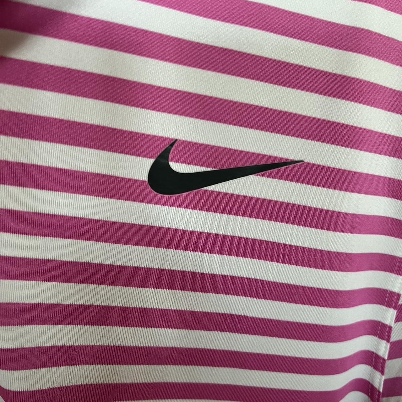 NIKE GOLF Pink Polo, small! Great condition worn a... - Depop