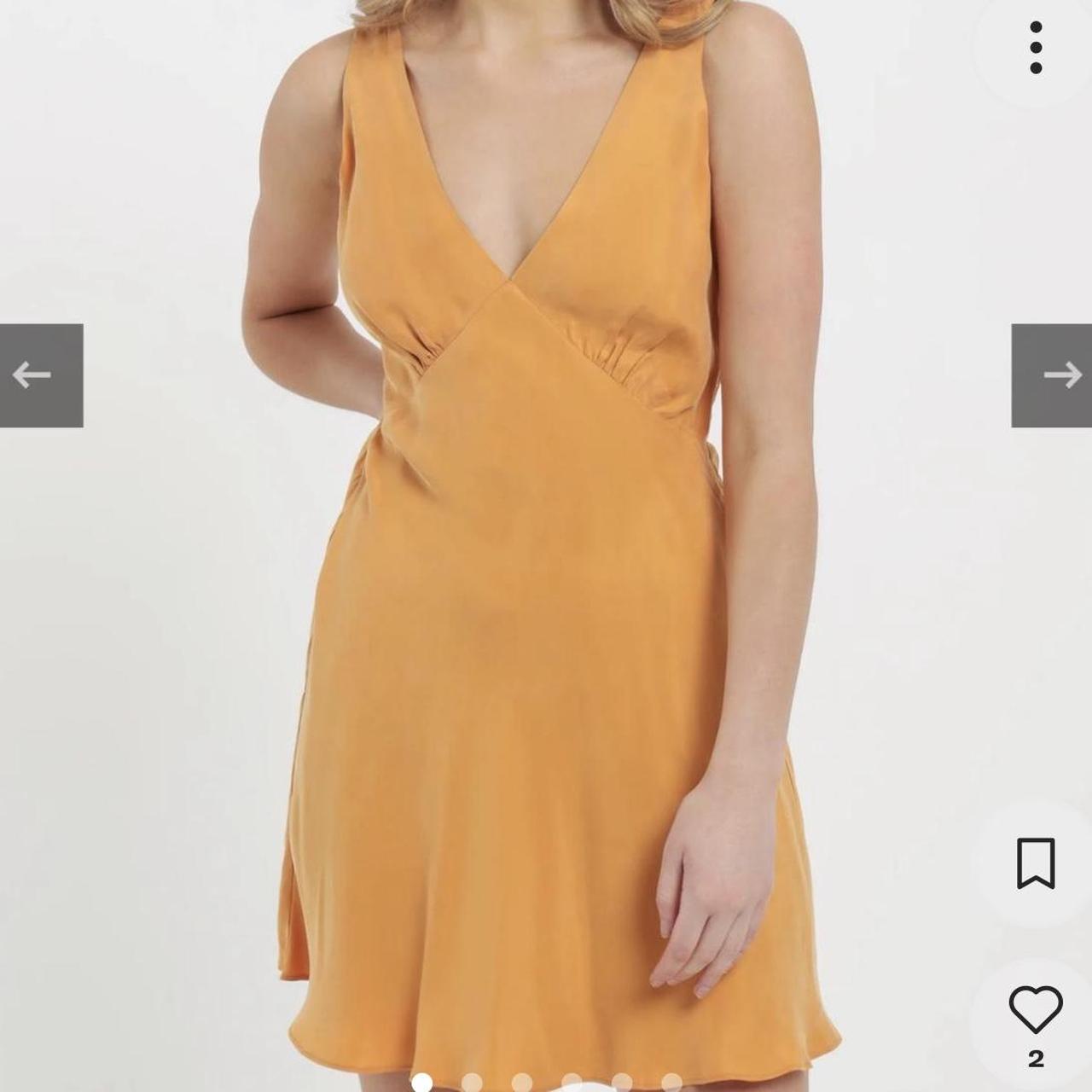 Nude lucy mini orange dress Size - S Brand new... - Depop