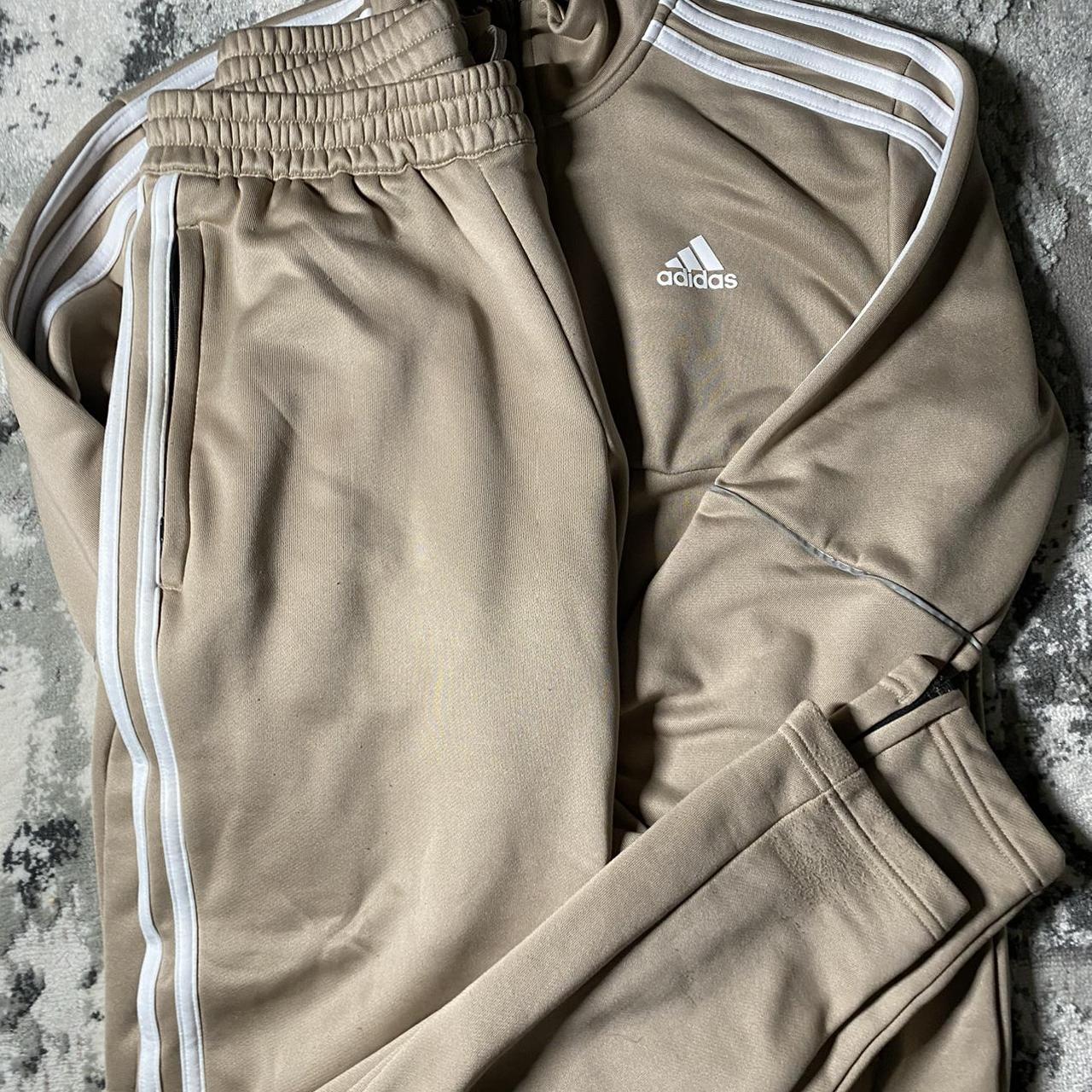 Adidas Men's Cream Sweatshirt | Depop