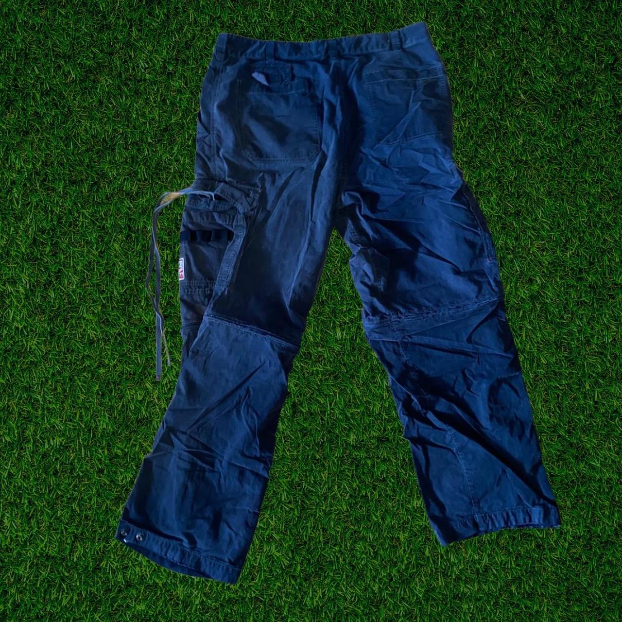 Vintage Bugle Boy Cargo Pants two bleach stains... Depop