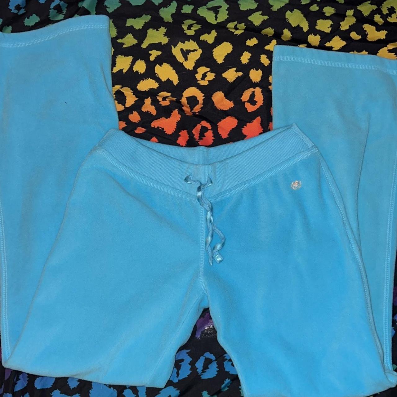 light blue tracksuit pants💖 💋size XS •absolutely... Depop