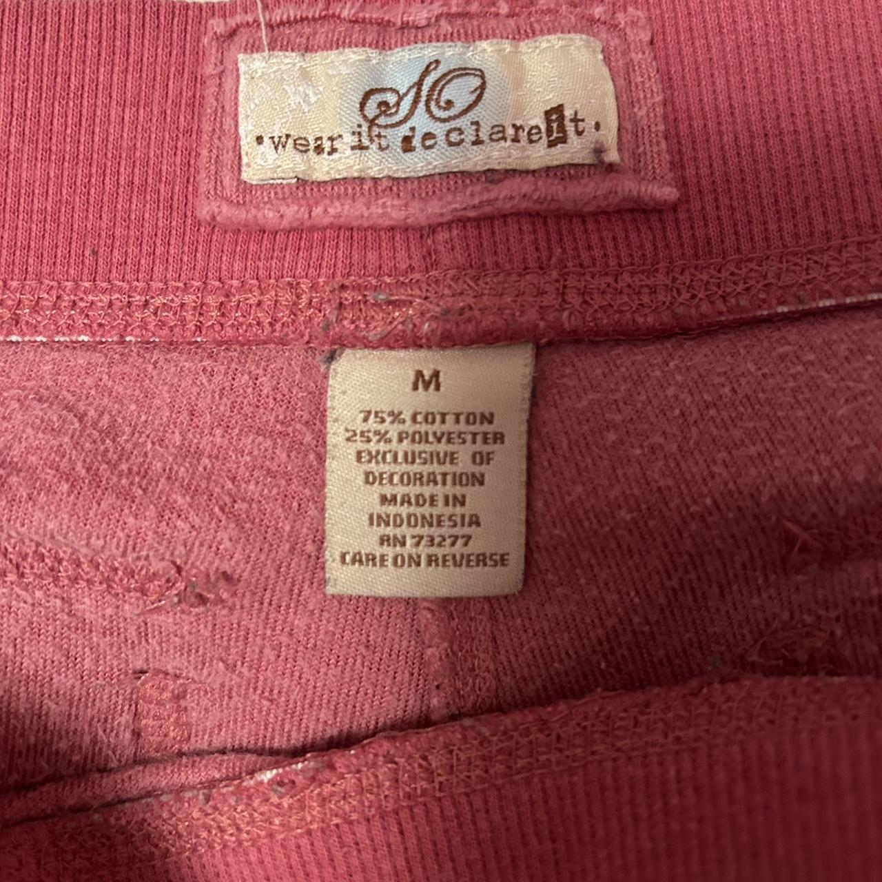 y2k pink velour pants size medium !!message before... - Depop