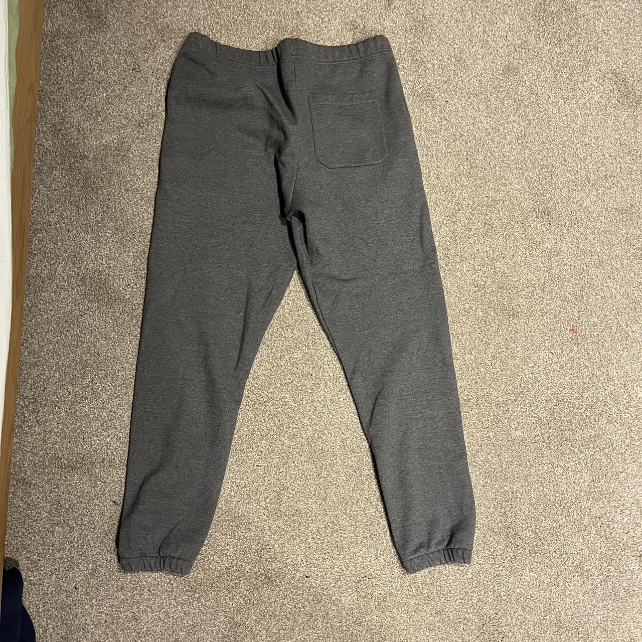 Carhartt Grey Chase sweatpants Condition: Good with... - Depop