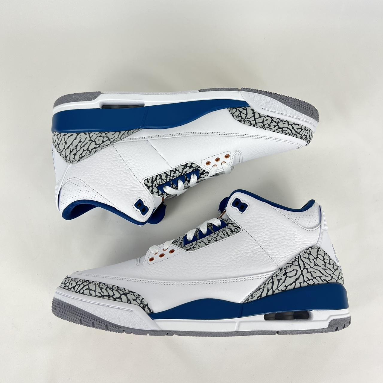 Nike Air Jordan 3 Retro ‘Wizards’ Colour:... - Depop