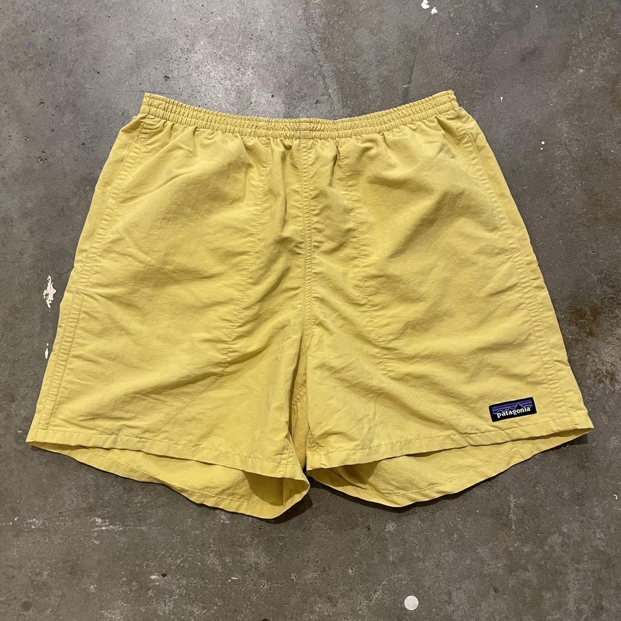 Patagonia Men's Yellow Swimbriefsshorts Depop