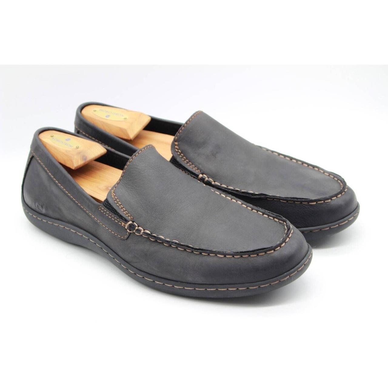 Born mens hot sale leather loafers