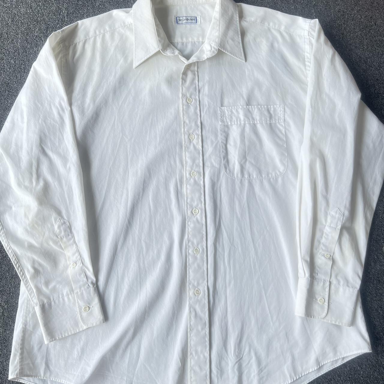 Vintage Ysl shirt size Large - perfect condition... - Depop