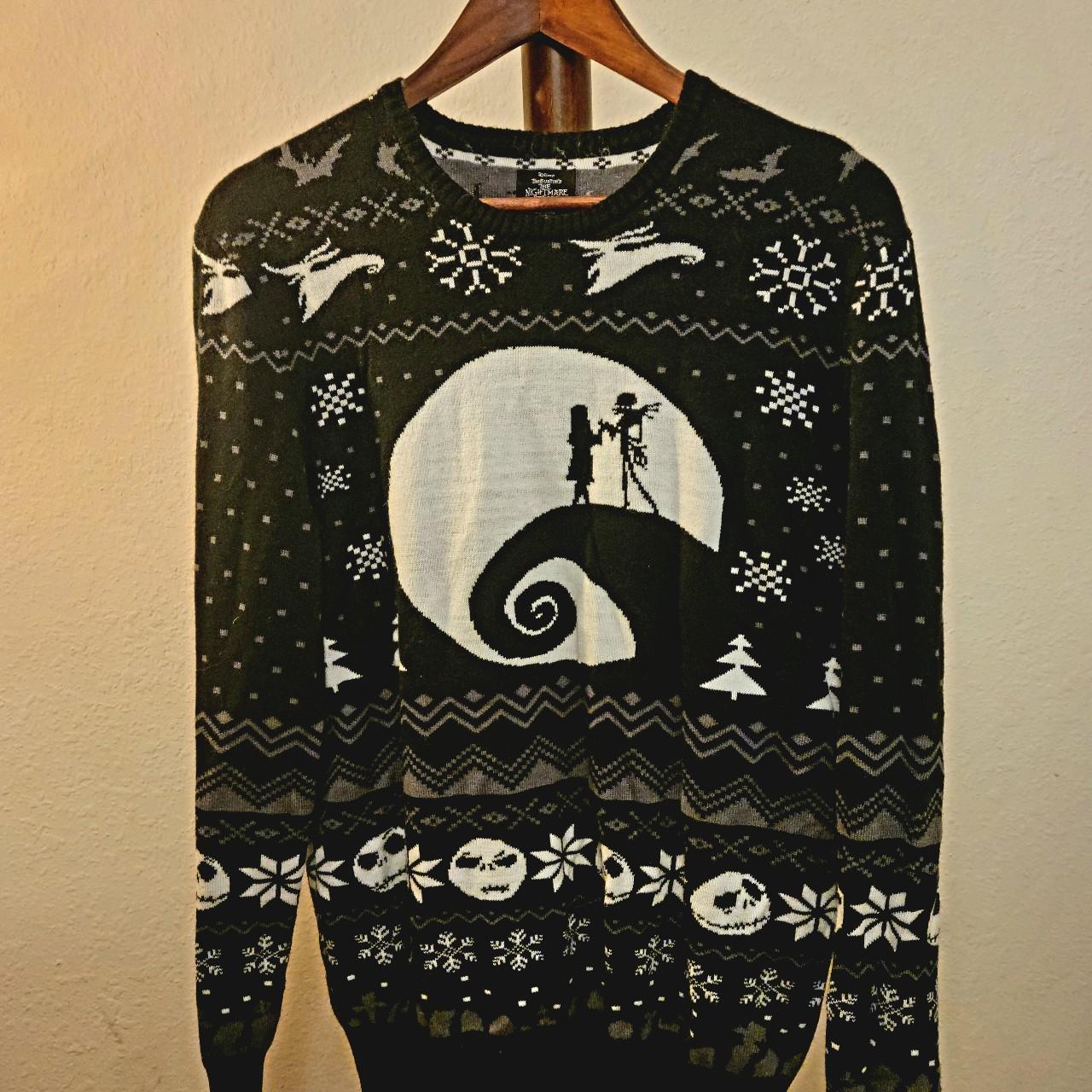 Nightmare before best sale christmas jumper disney