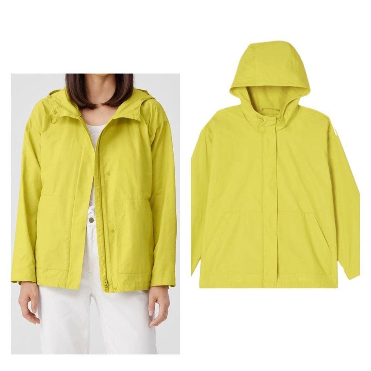 Eileen fisher yellow raincoat best sale