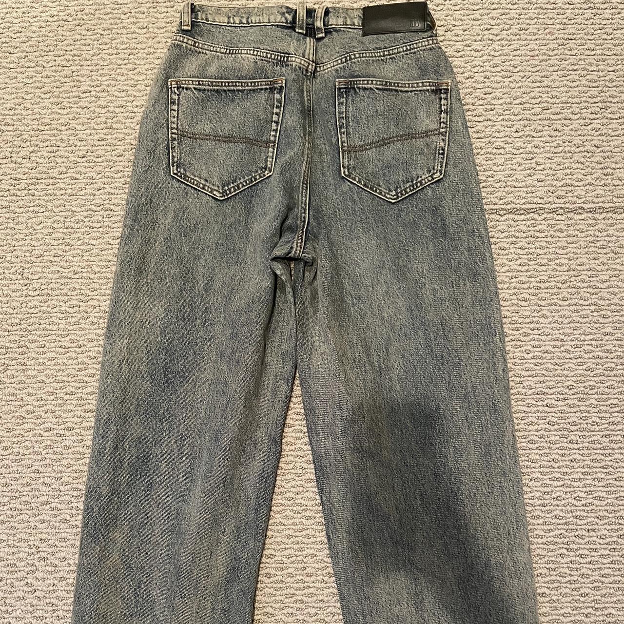 vintage inspired jeans baggy jean in antique wash... - Depop