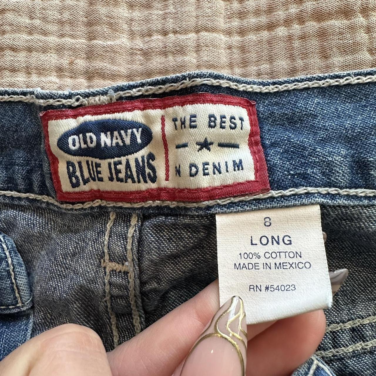 Vintage Old Navy jeans. Size 8 long. - Depop