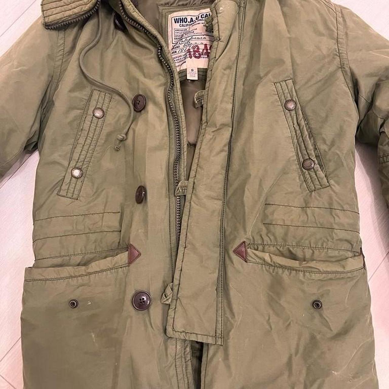 Men's Khaki Coat Depop