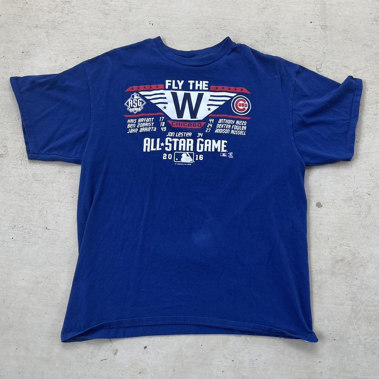 Chicago Cubs Fly the W Flag T-Shirt Brand new New - Depop
