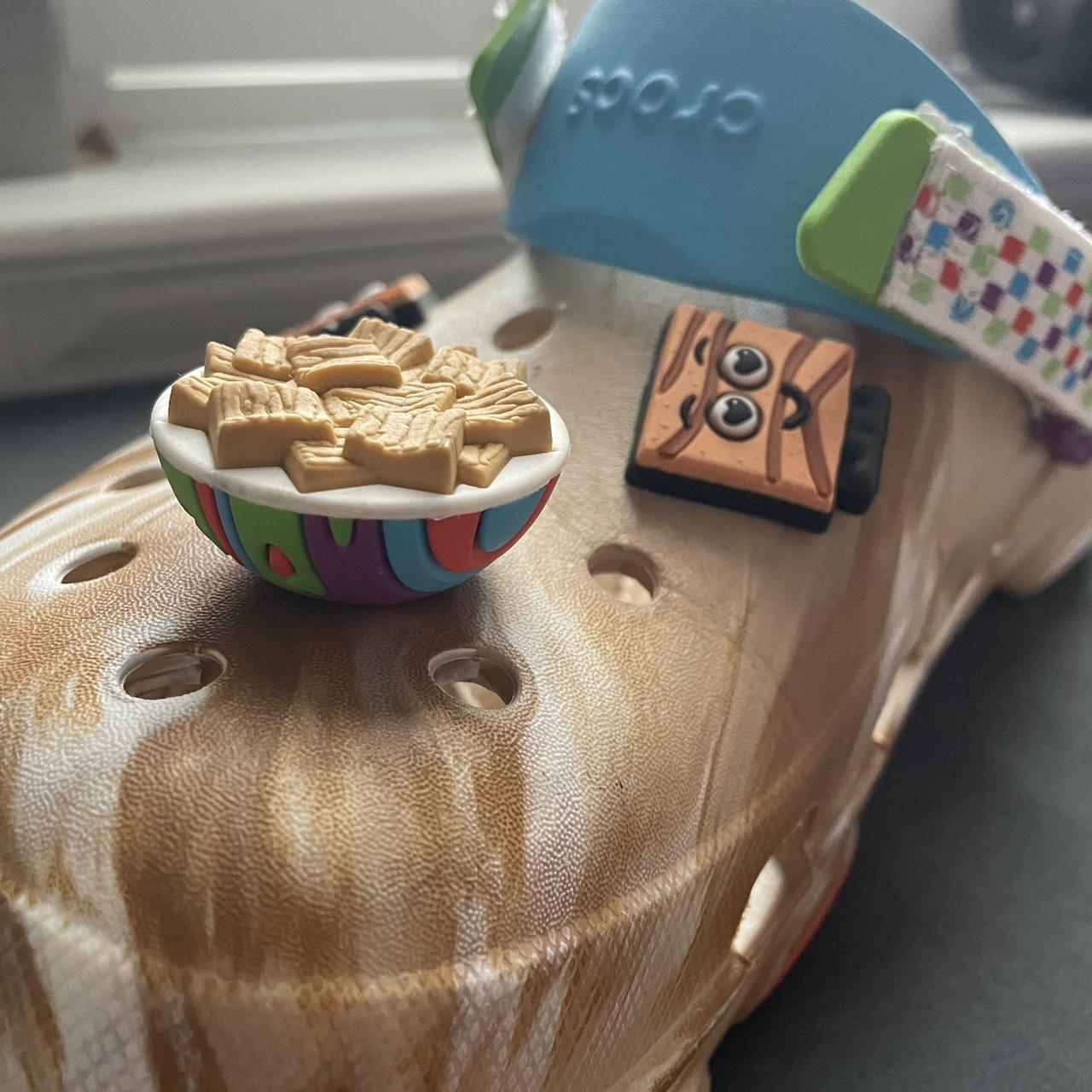 Cinnamon Toast Crunch Crocs Size 10 Almost Brand... Depop