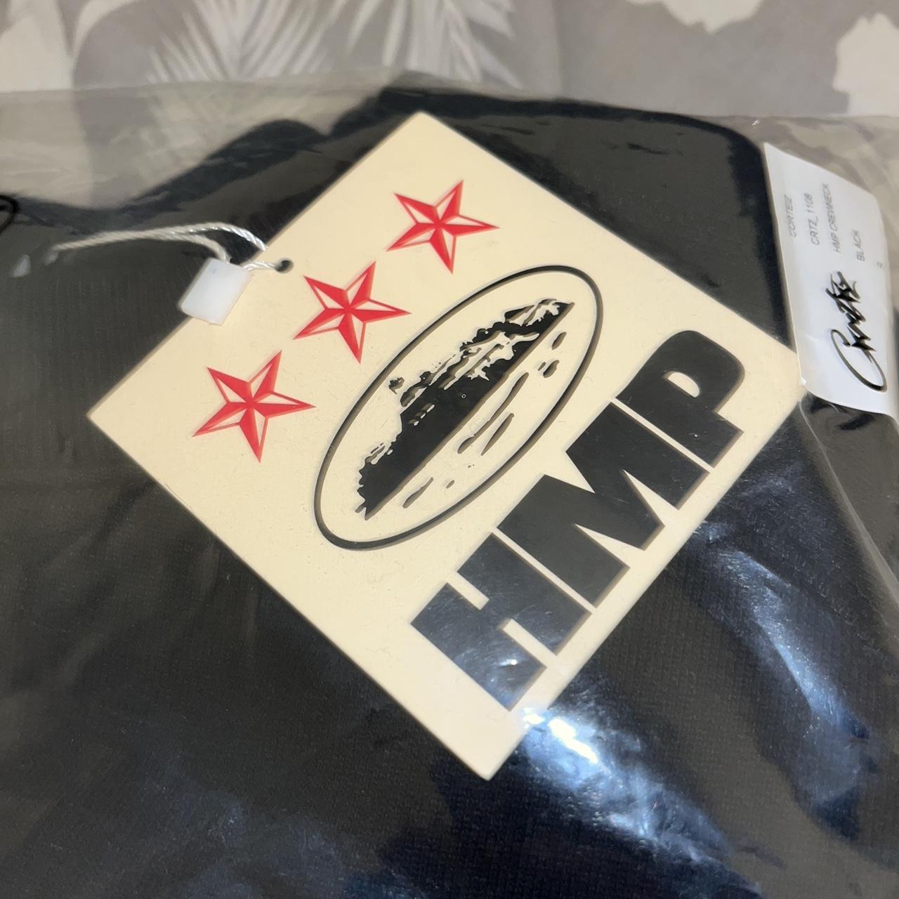 Black corteiz hmp v2 sweatshirt conpletely new and | Depop