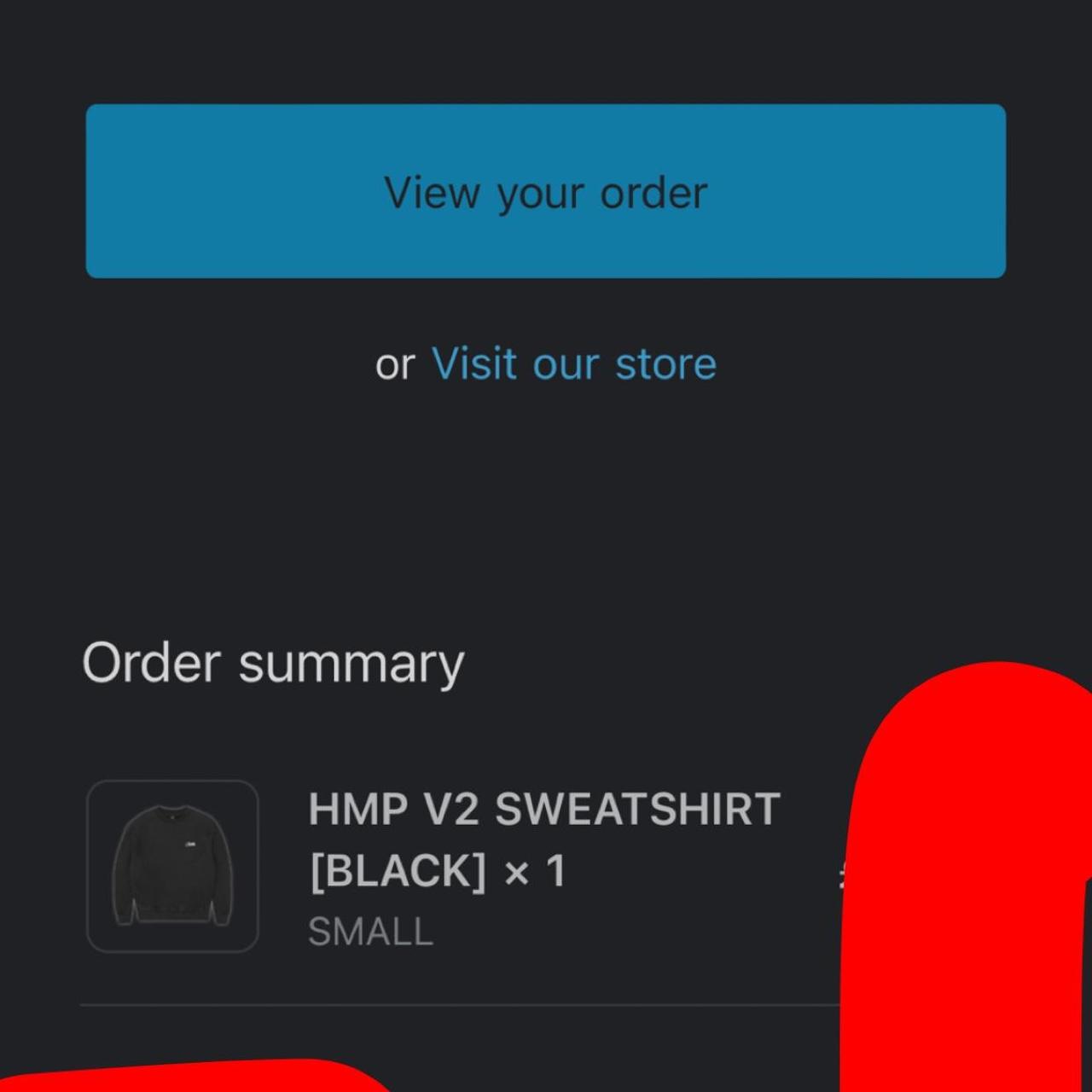 Black corteiz hmp v2 sweatshirt conpletely new and | Depop