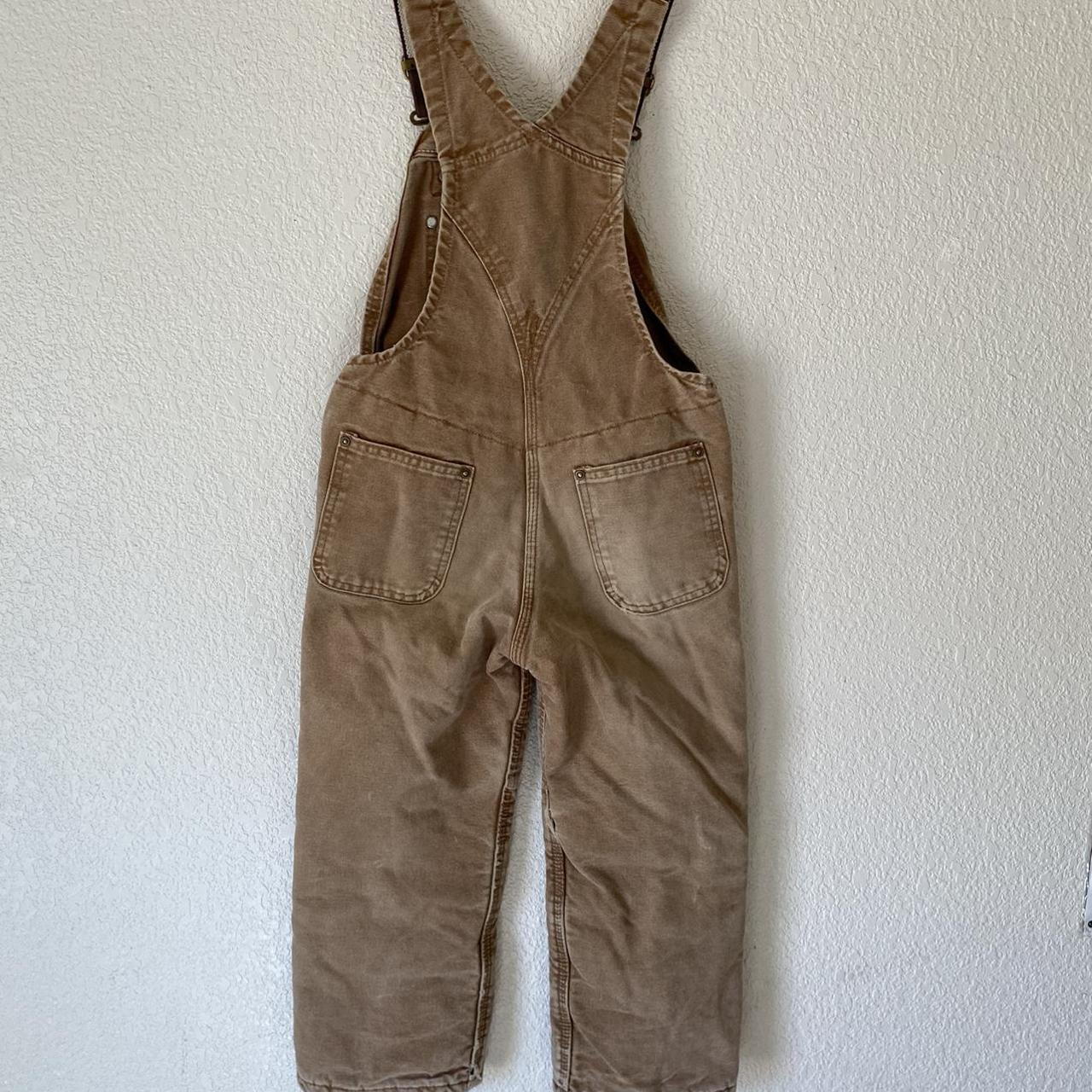 Carhartt Tan Dungareesoveralls Depop