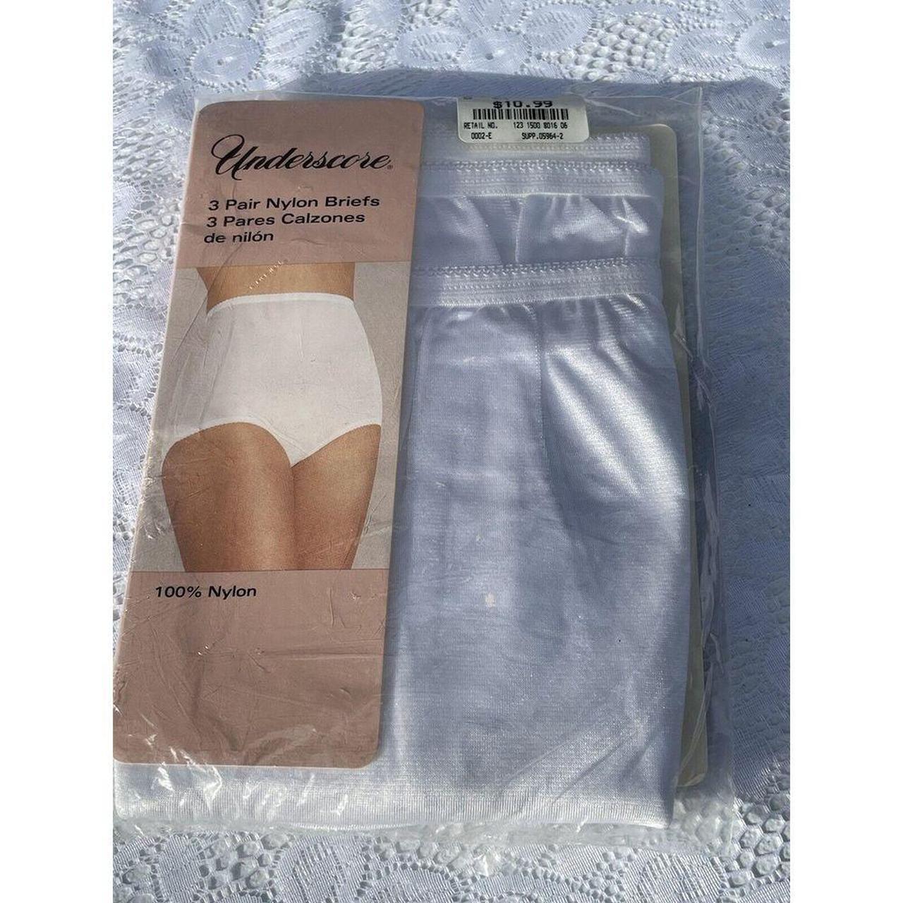 3 Pack Womens Sz 6 UNDERSCORE Nylon Granny Panties... - Depop