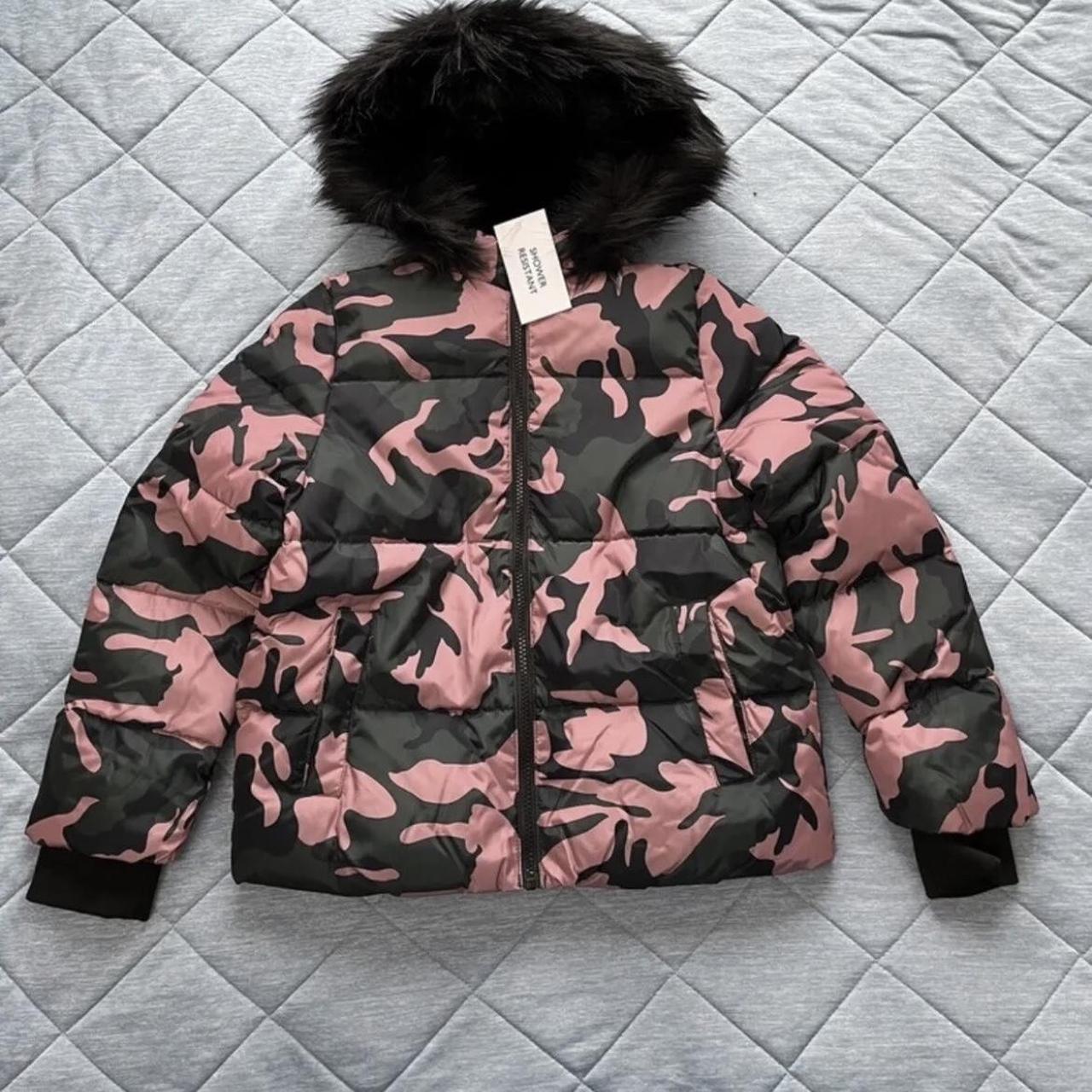 Girls camo hot sale jacket