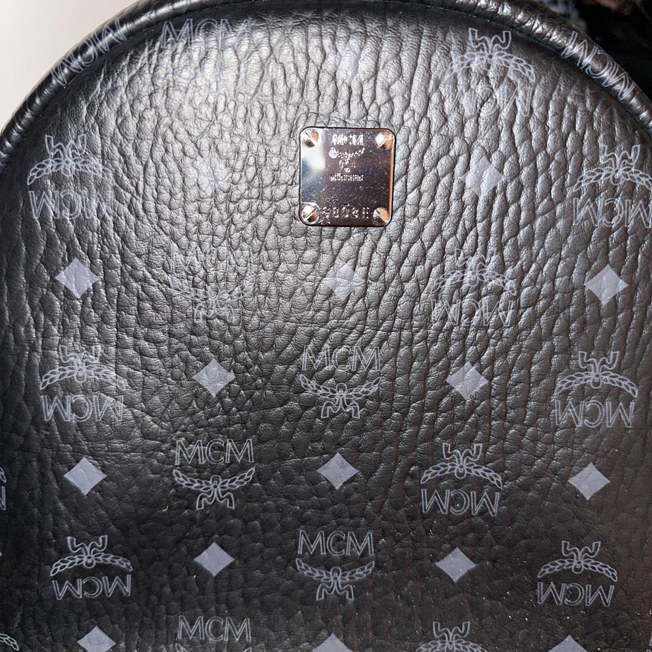 mcm bag barely used, perfect condition comes with - Depop