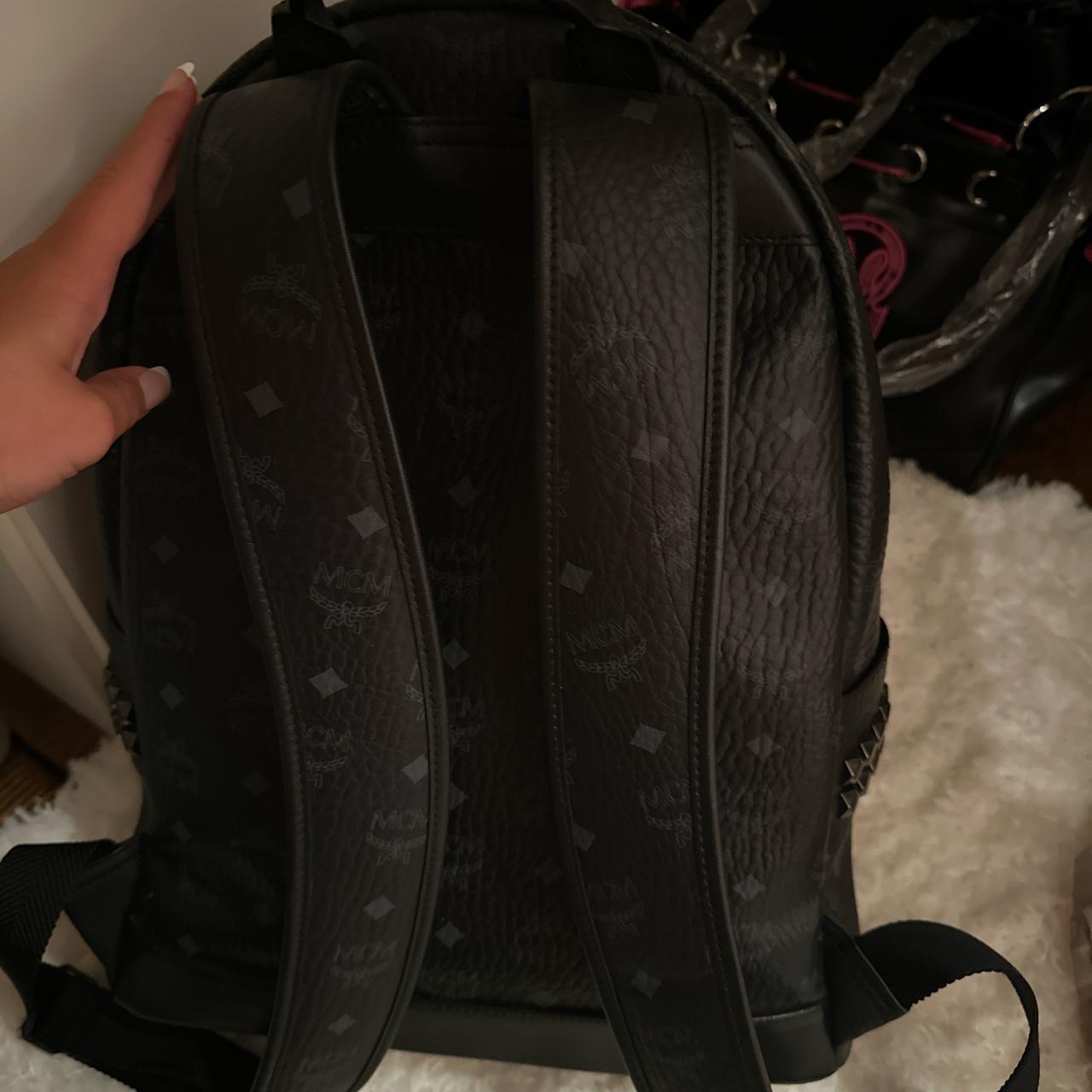 MCM Nylon Backpack Size: Medium Condition: - Depop