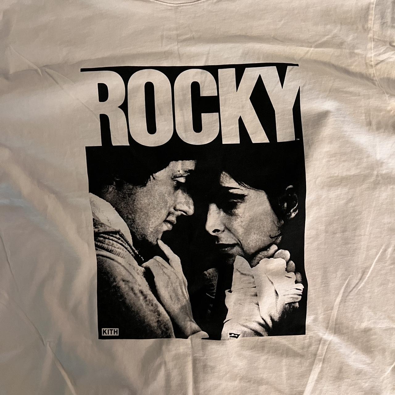 Newest Men's KITH Rocky IV Black Vintage Tee T-Shirt Size L Large New