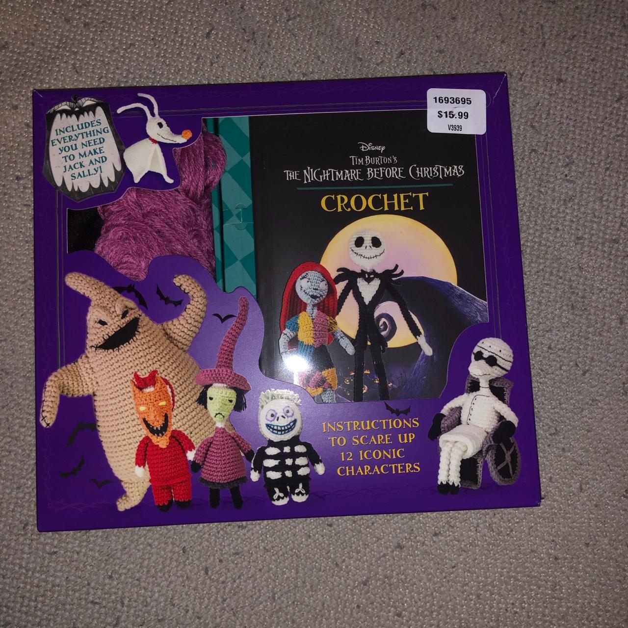Nightmare before Christmas crochet kit Opened but Depop