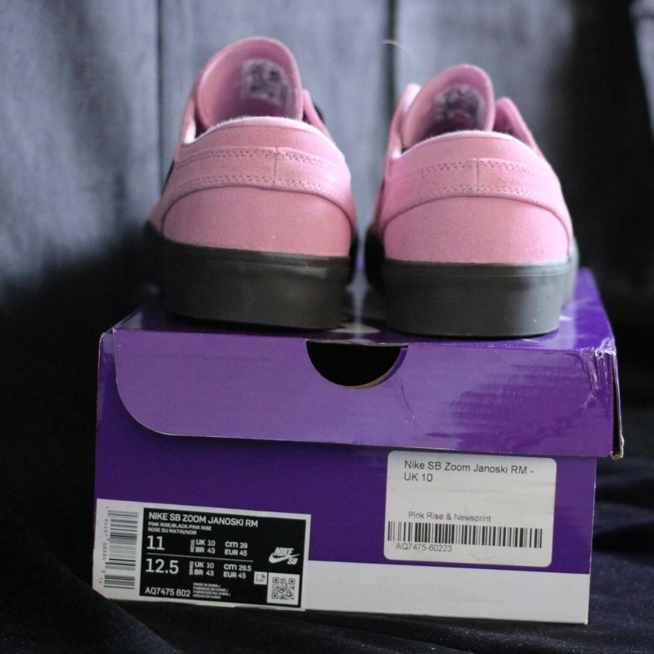 Nike SB stefan janoski shoe RM Pink Rise Size... - Depop