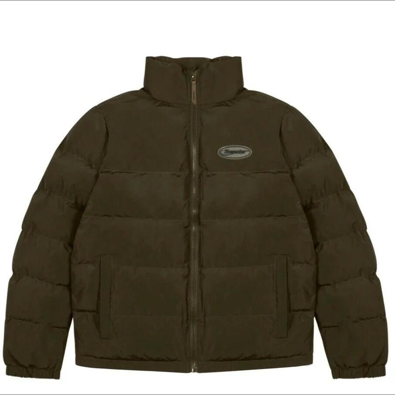 Trapstar Hyperdrive olive green puffer Rare... Depop