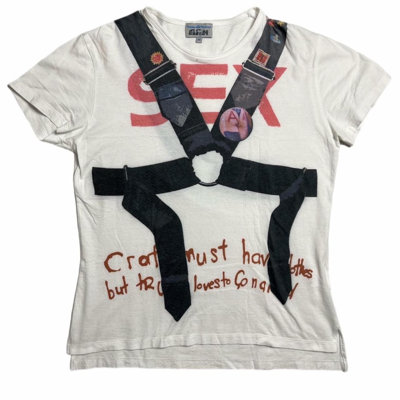 Rare Vivienne Westwood Sex Harness T-Shirt Size | Depop