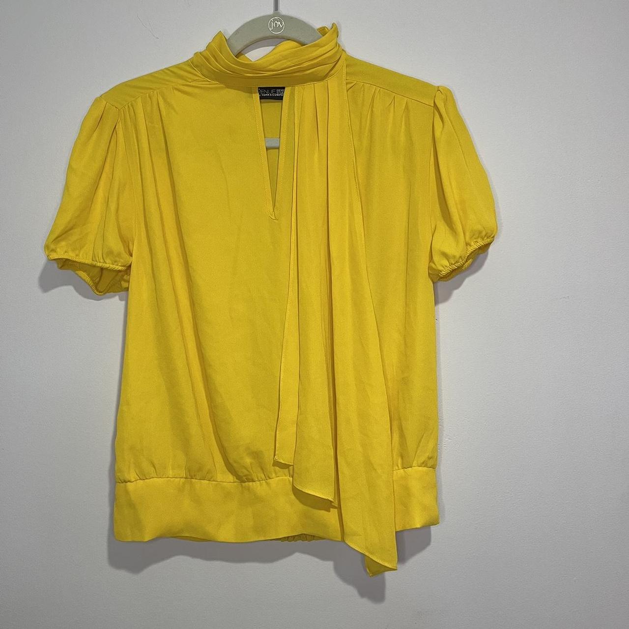 New York and company yellow blouse small NWT nwt... Depop