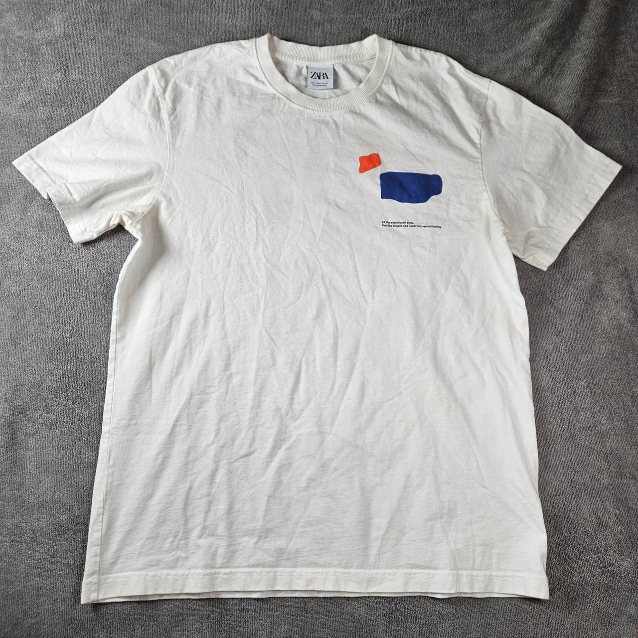 Zara skull-tshirt - Depop