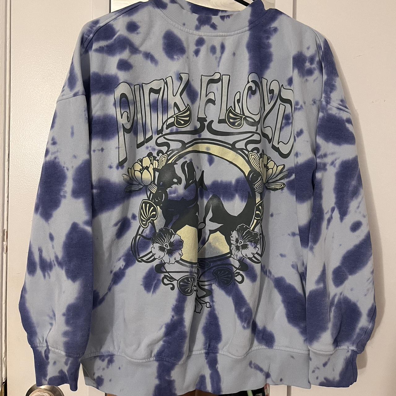 pink floyd tie dye sweatshirt