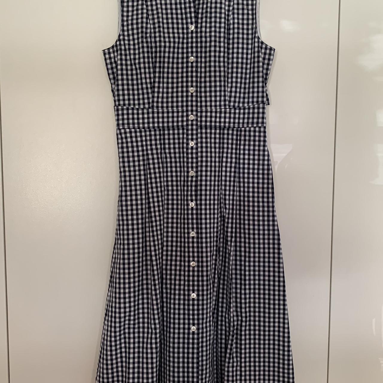 Trenery gingham check dress. Lovely heavy cotton,... - Depop