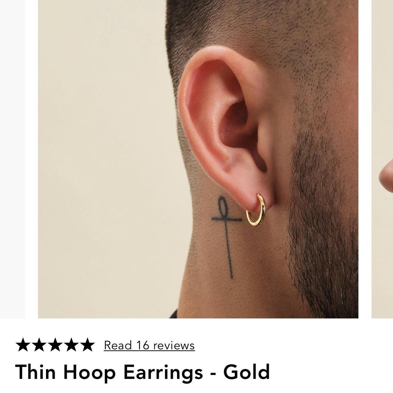 JAXXON Thin Hoop Earrings