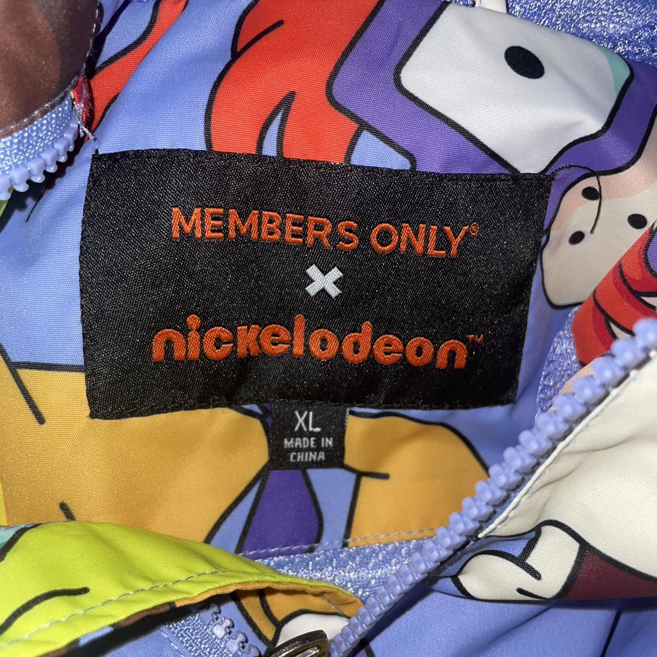 members only x nickelodeon rugrats windbreaker... - Depop