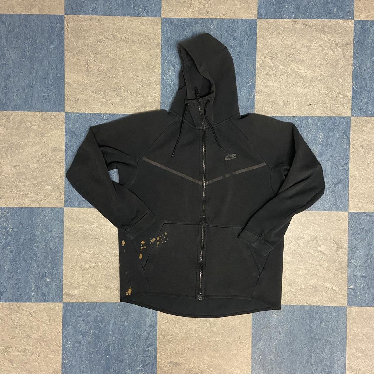 mens nike tech hoodie black