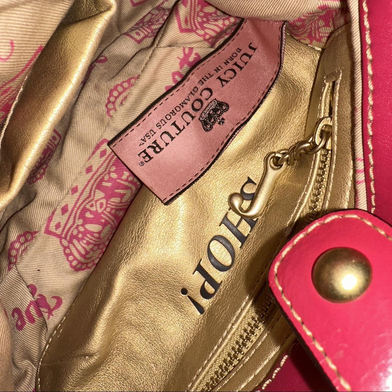 JUICY CULTURE Juicy Couture Velour Shoulder Bag With Metal Plaque In Hot  Pink for Women