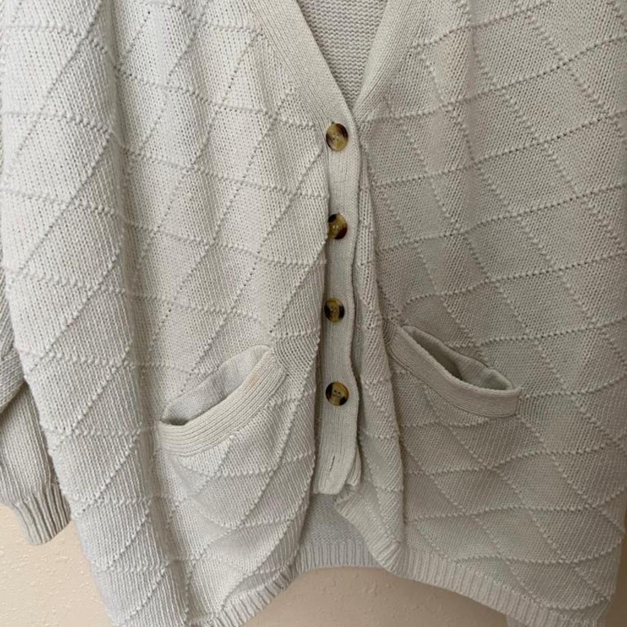 Men's Cream Cardigan Depop
