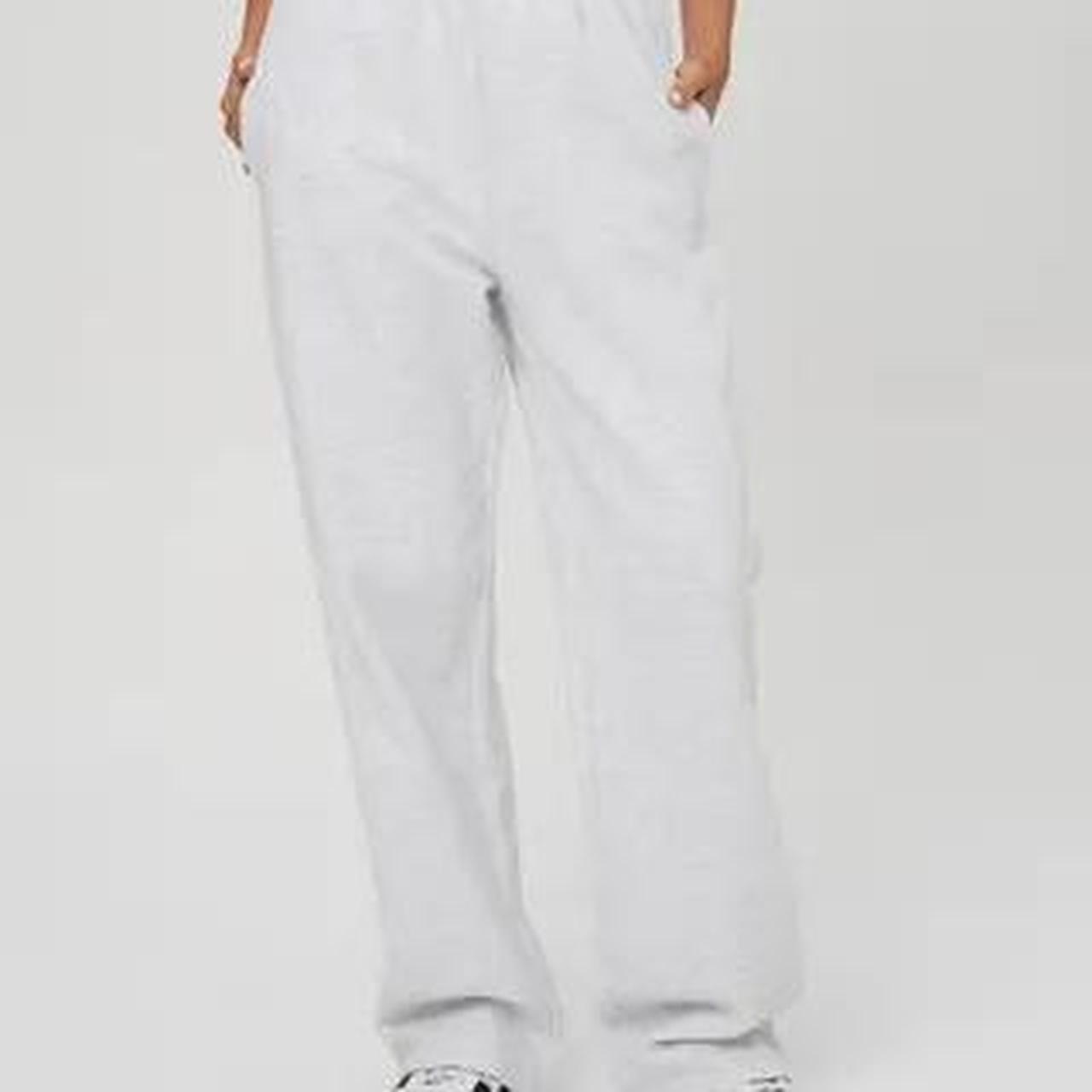 Glassons Grey Marle Wide Leg Tracksuit Pants great... Depop