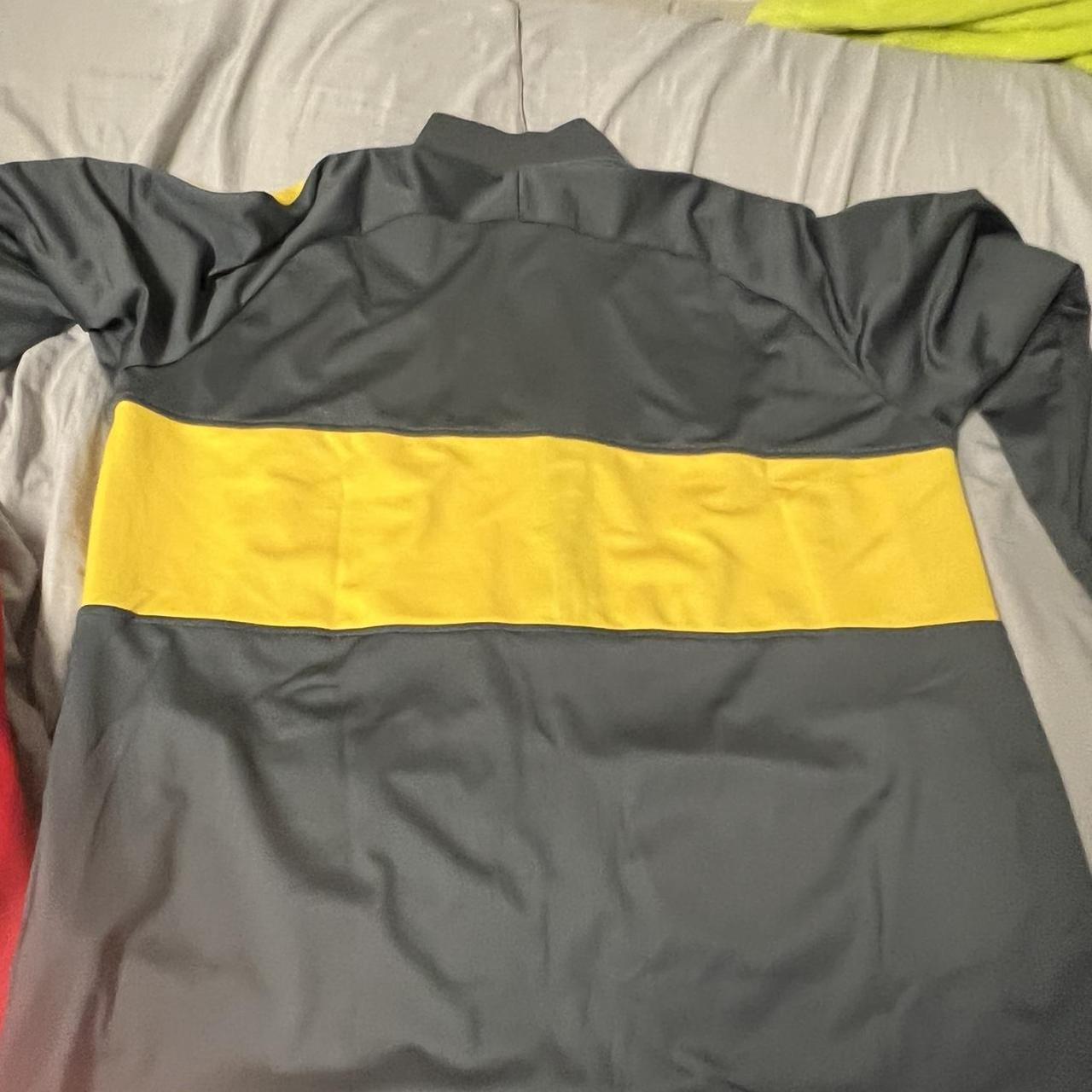 Nike Men's Yellow and Grey Jumpsuit Depop