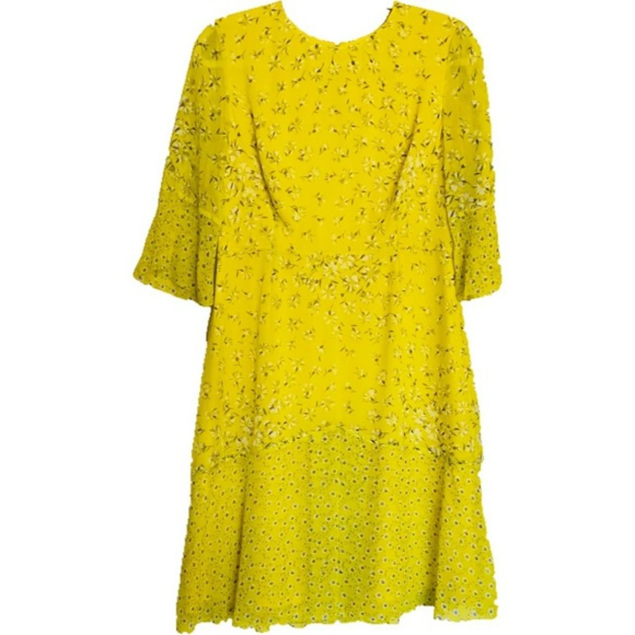 Lk bennett shop yellow dress