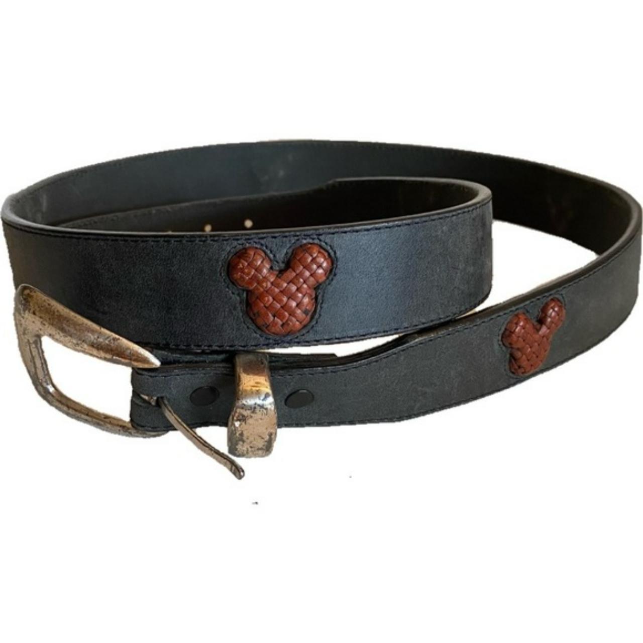 Brighton Vintage Leather Disney Belt Size 42 Mickey... Depop