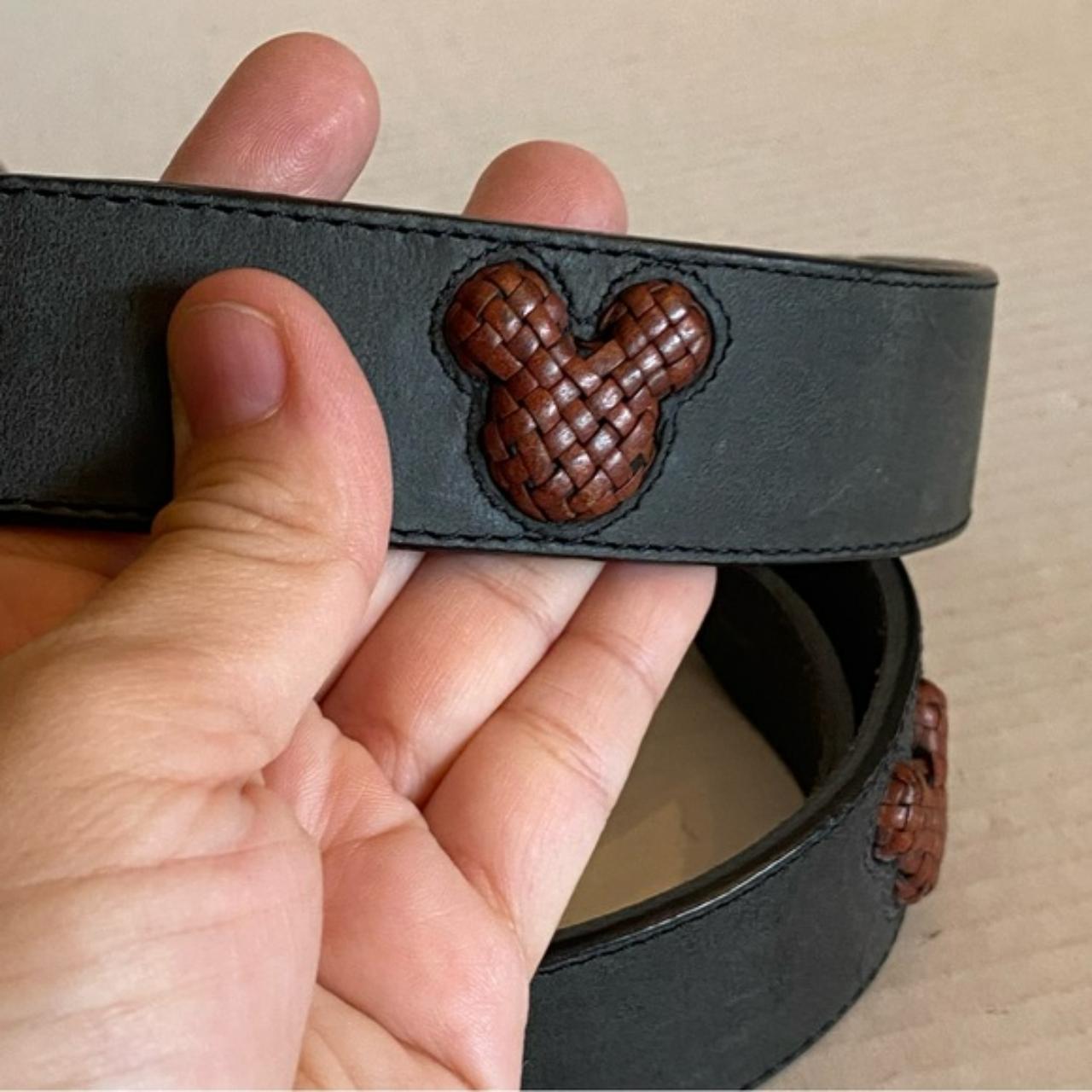 Brighton Vintage Leather Disney Belt Size 42 Mickey... Depop