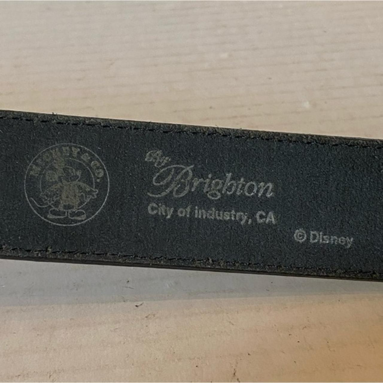 Brighton Vintage Leather Disney Belt Size 42 Mickey... Depop
