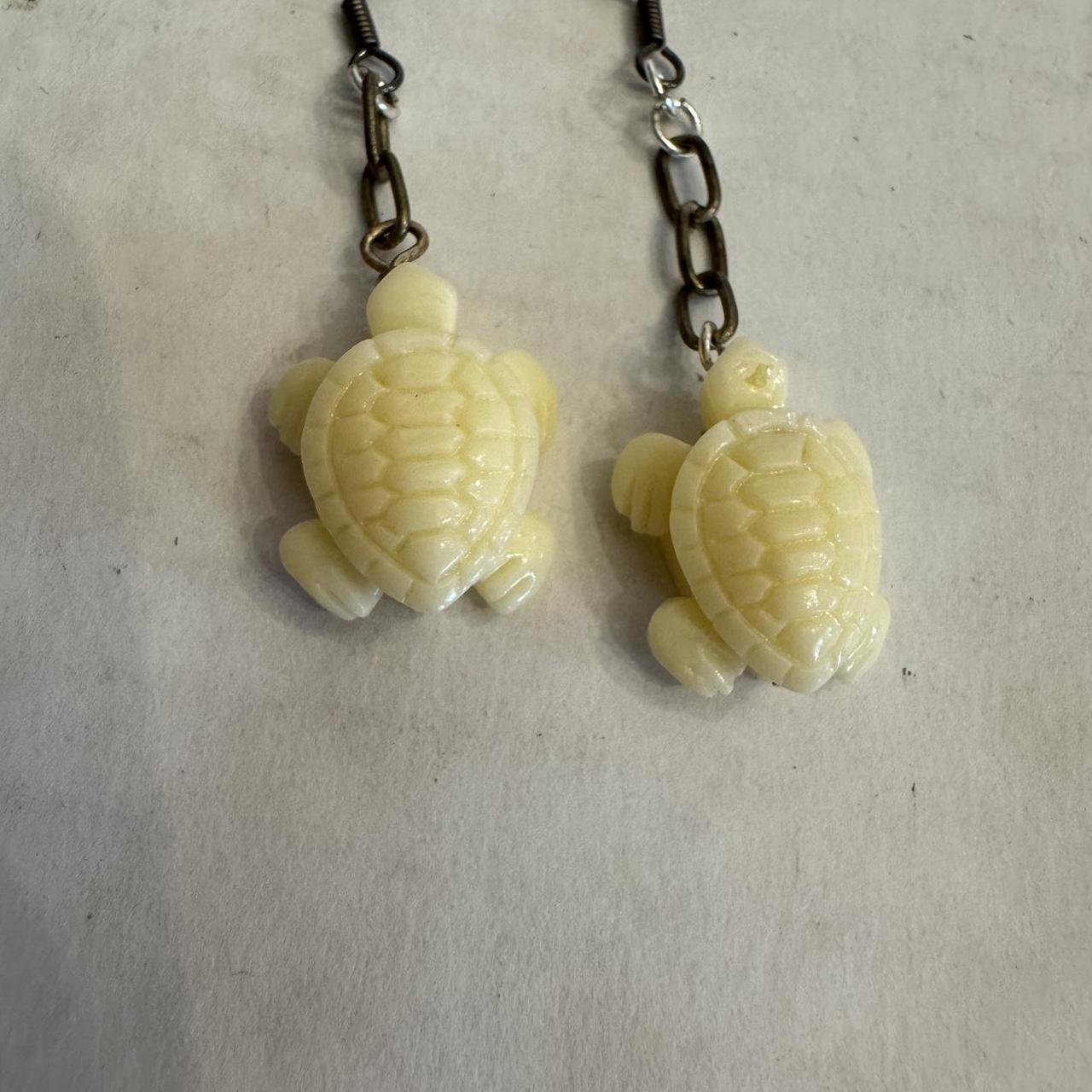 Artisan Crafted Women's Earrings - Cream/Yellow –… - image 4