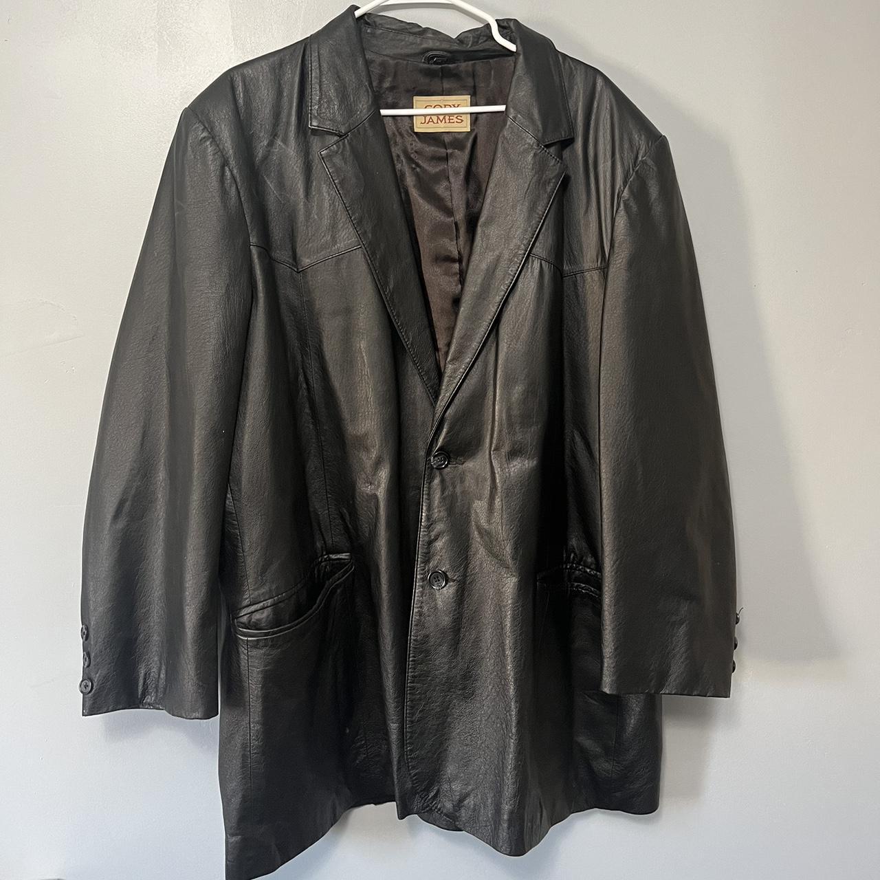 Cody james hotsell leather blazer