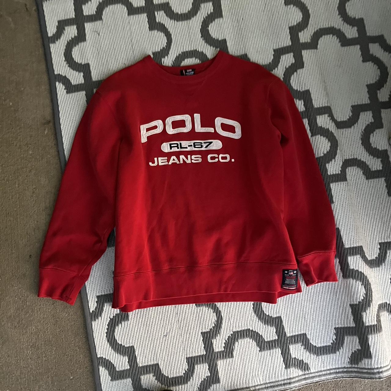 Vintage polo crew neck, nice fit, no flaws #poli - Depop
