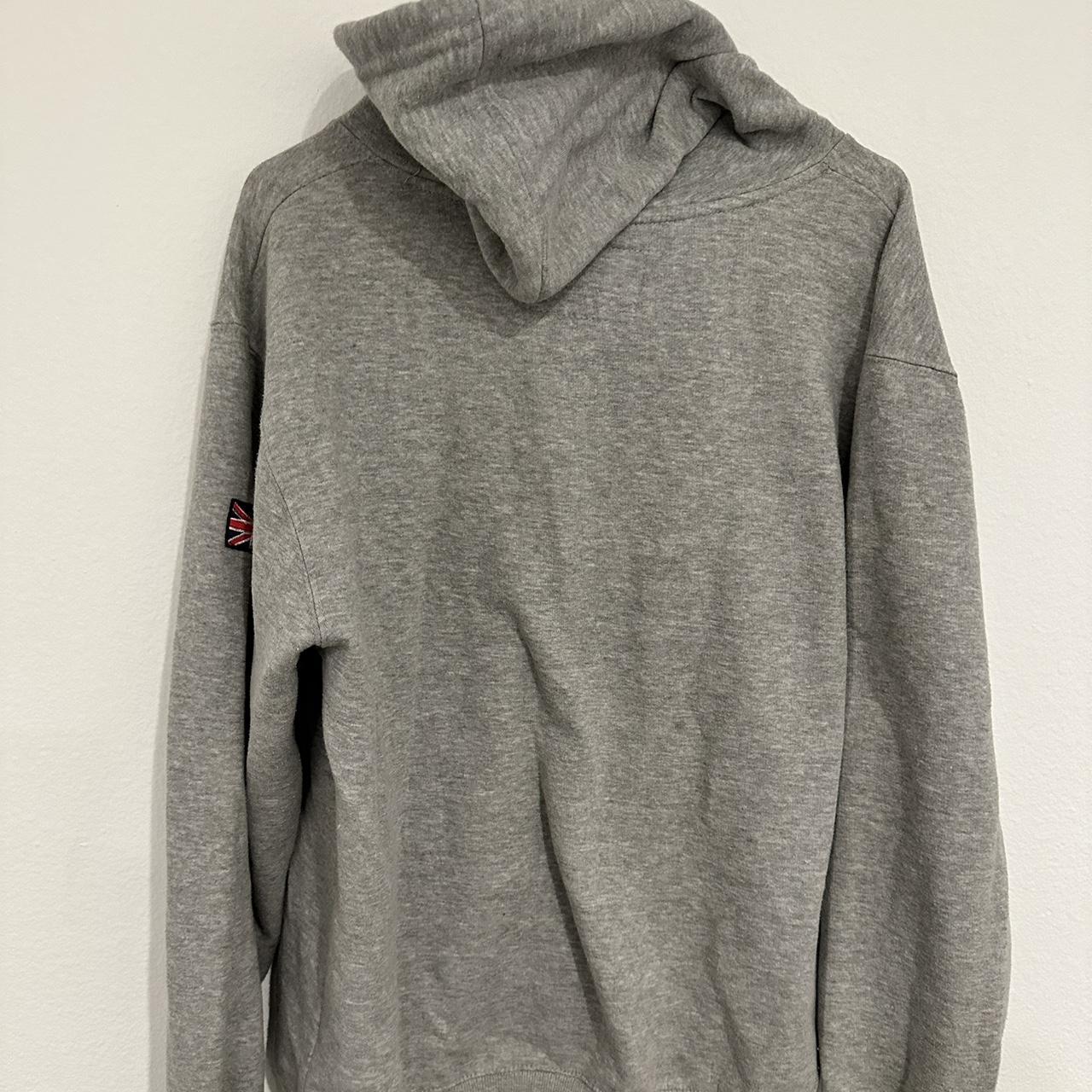 Grey London England hoodie. Size XL. I wear a size... - Depop