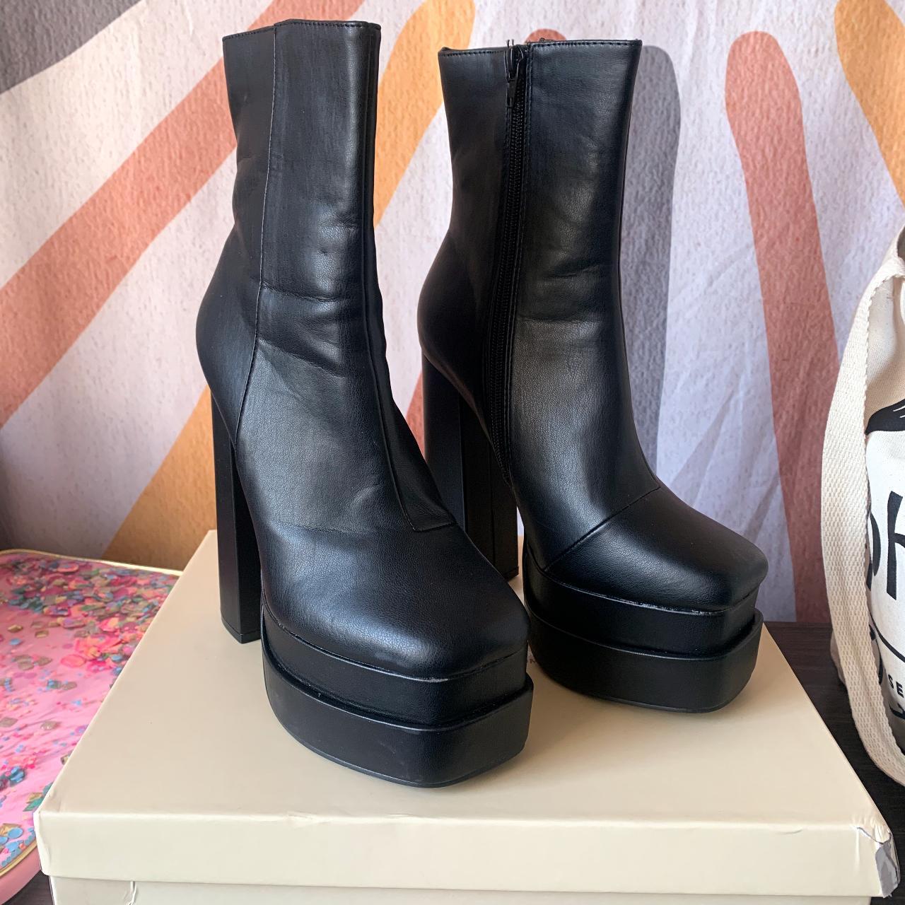 Black Platform Boots Dolls Kill Supine Platform... Depop